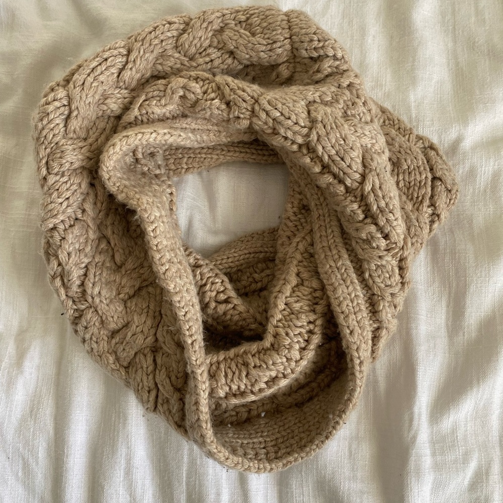 OBO Gap Knit Circle Scarf